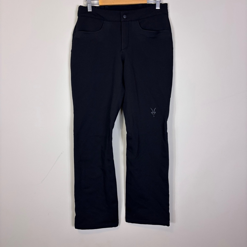 IBEX Women’s Climawool Black Fleece Lined Pants 6